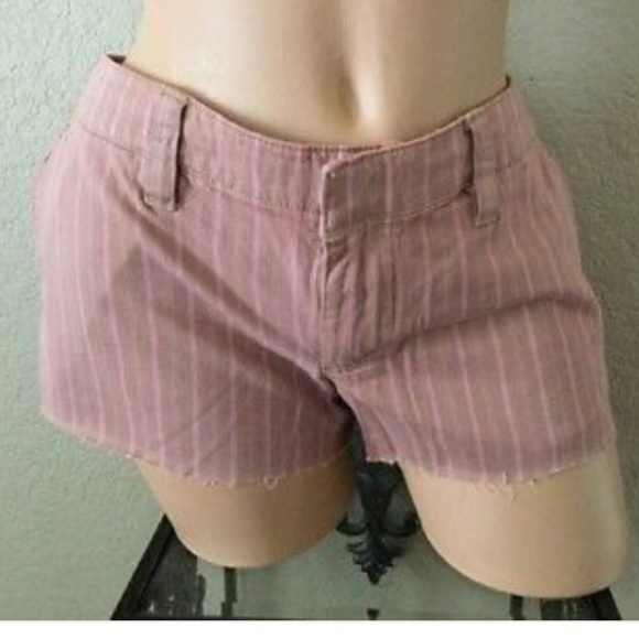 NWT AE AMERICAN EAGLE PINK STRIPE CAMPFIRE SHORTS- - Picture 5 of 8